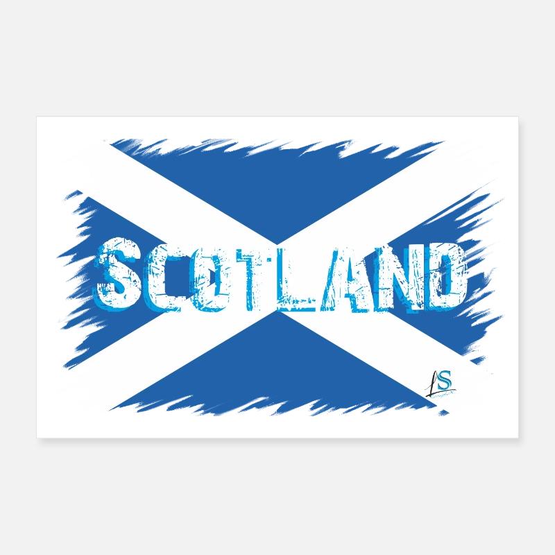 Schottische Flagge 2 Poster 30x20 cm