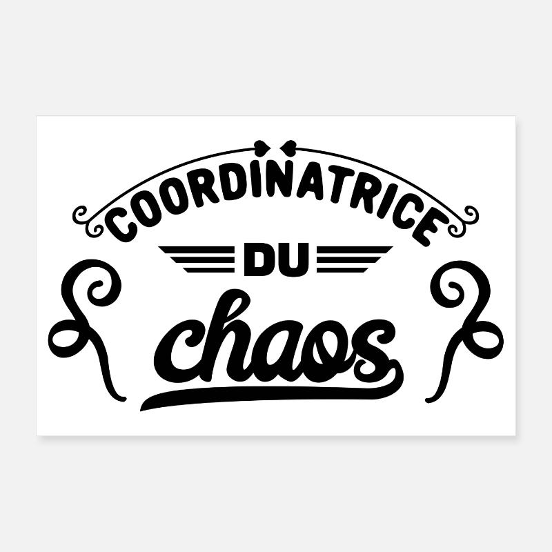 Chaos Coordinator Poster 12" x 8" (30x20 cm)