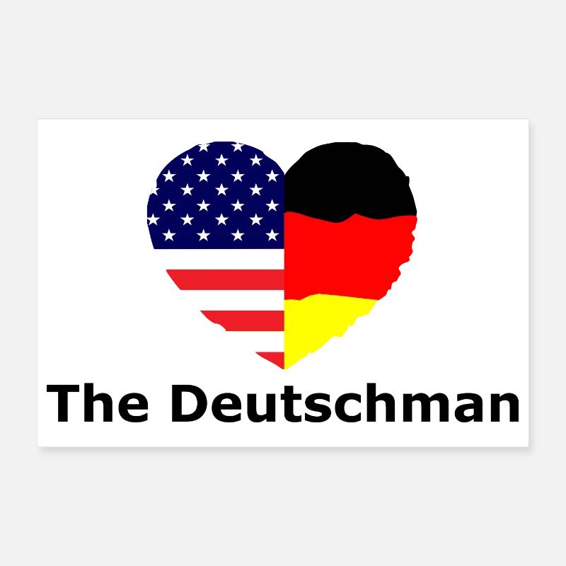 The Deutschmann Poster 12" x 8" (30x20 cm)