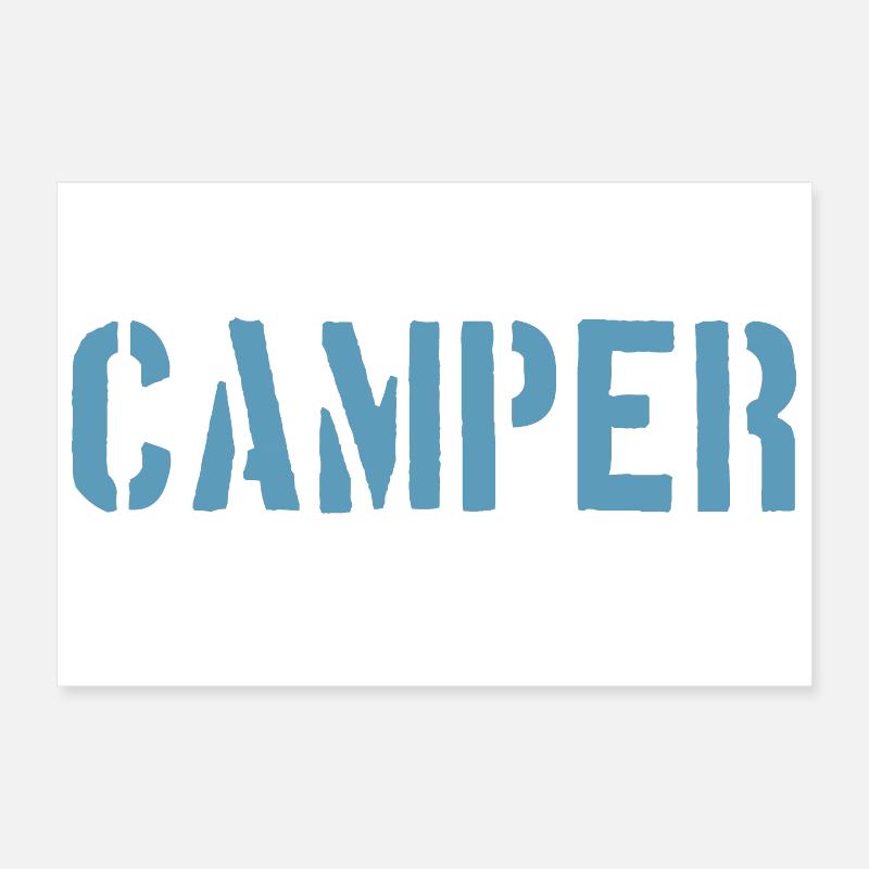 Ich bin Camper, ich darf das! Poster 30x20 cm