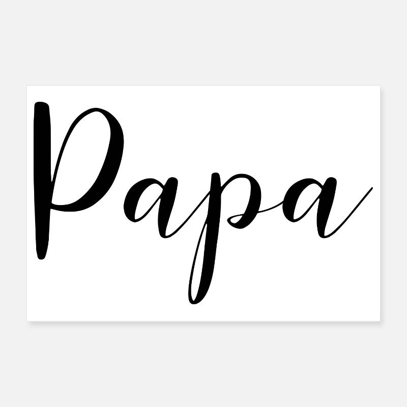 Conception de papa pour tous les pères Poster 30 x 20 cm
