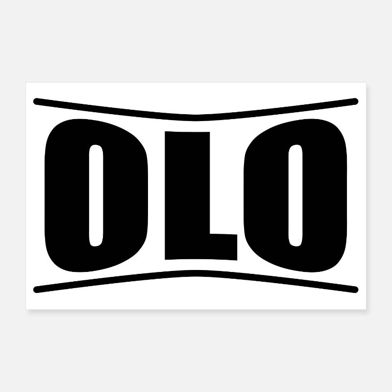 Olo T-Shirt Strick Geschenkidee Poster 30x20 cm