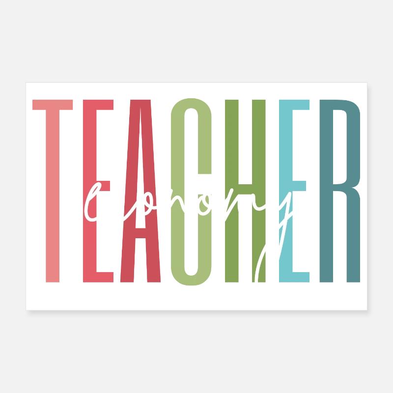 Wirtschaft Lehrerin Schule Lehren Geschenk Poster 30x20 cm