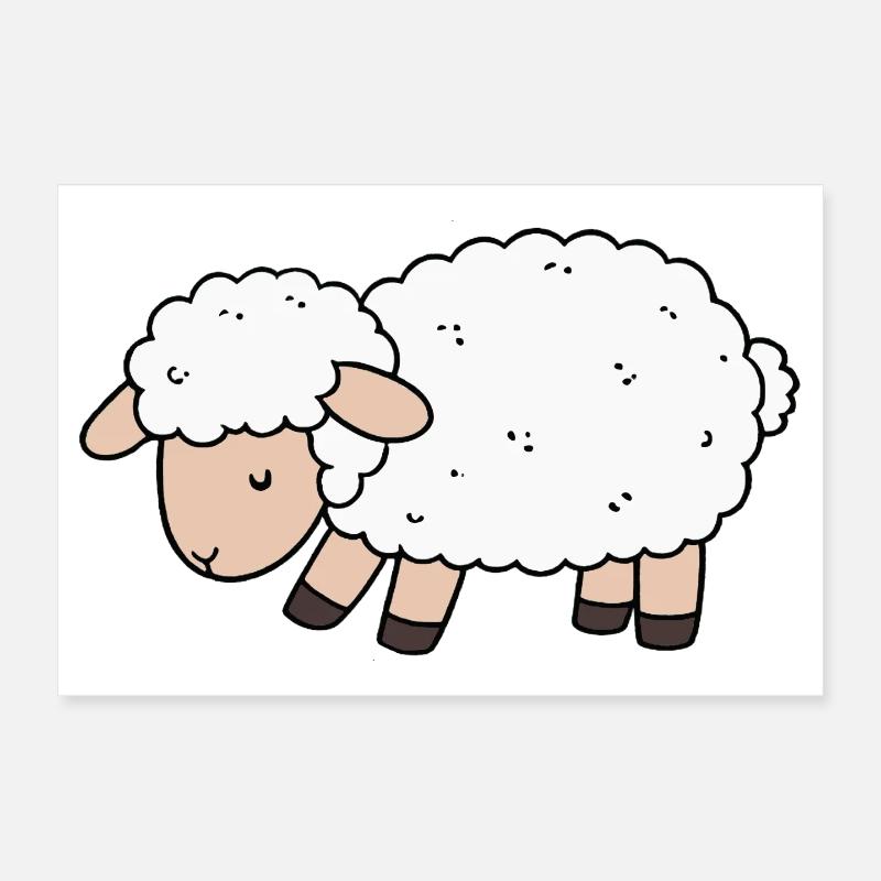 Mouton Poster 30 x 20 cm
