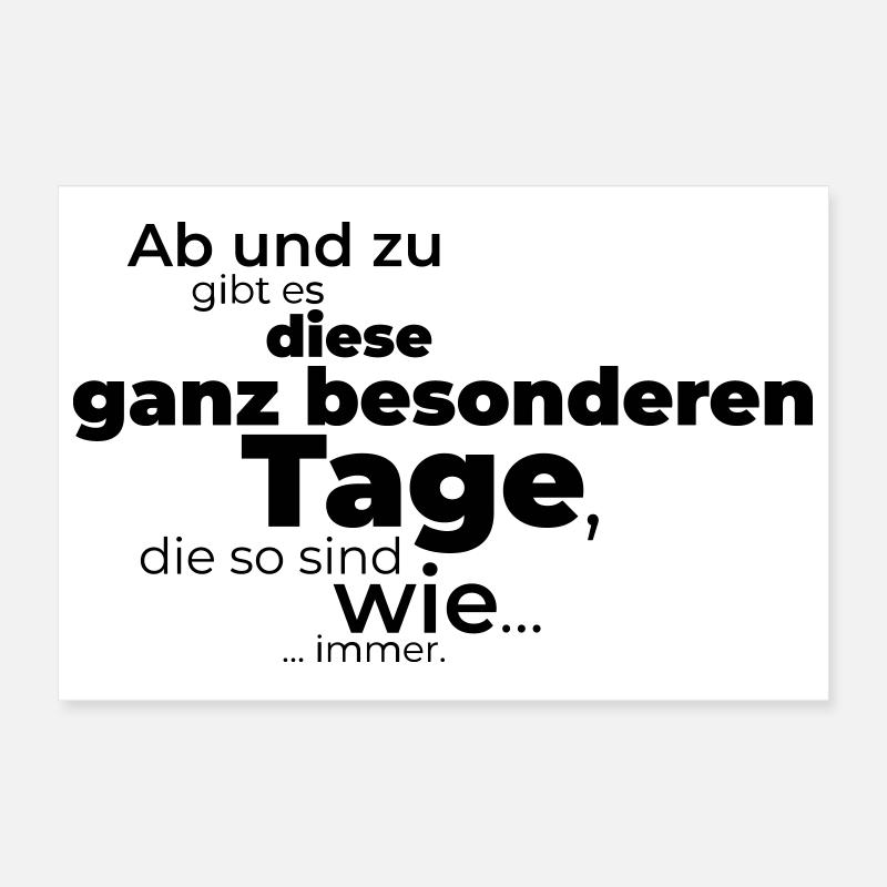 special days Poster 12" x 8" (30x20 cm)