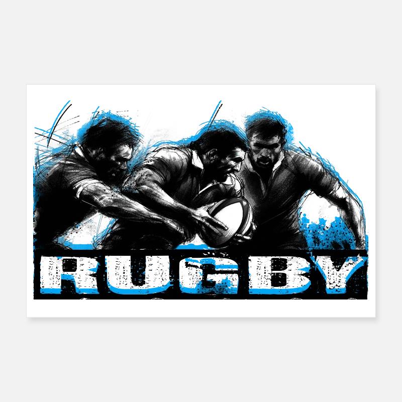 rugby Poster 30x20 cm