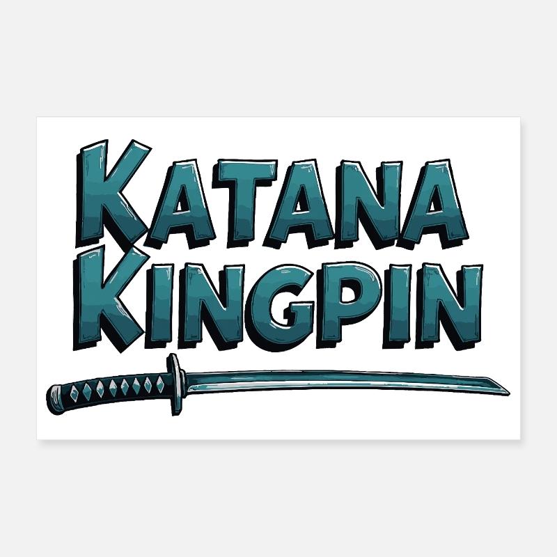 Katana Kingpin – Déclaration de Samouraï Poster 30 x 20 cm