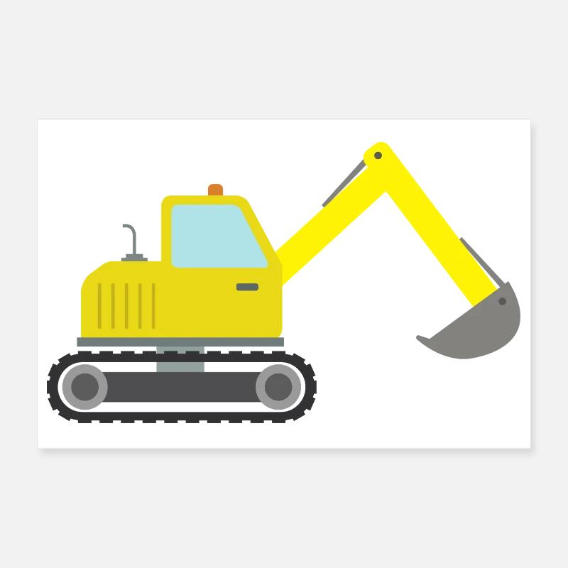 Bagger Poster 30x20 cm