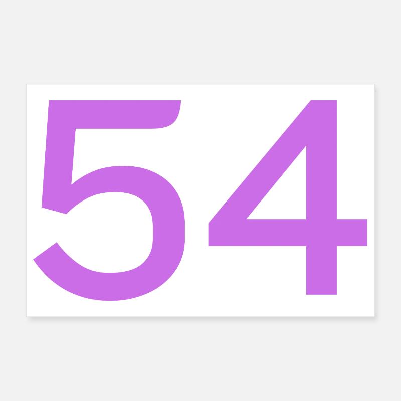 54 Poster 30 x 20 cm
