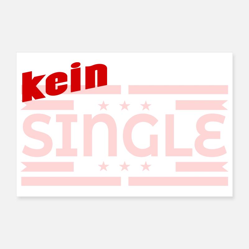 PAS CÉLIBATAIRE - Relation Poster 30 x 20 cm