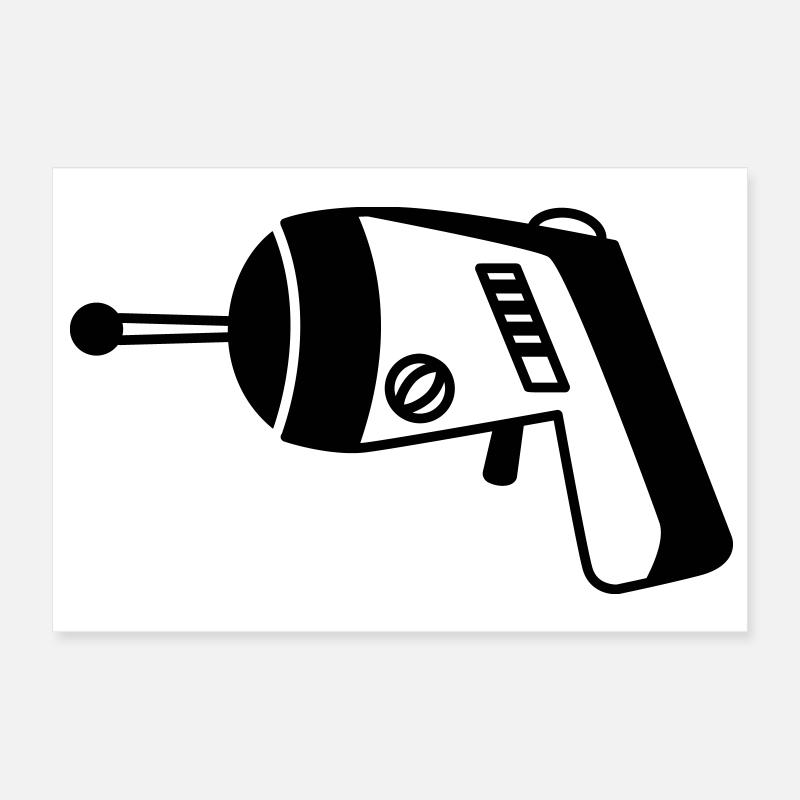Phaser - Laserpistole Poster 12" x 8" (30x20 cm)