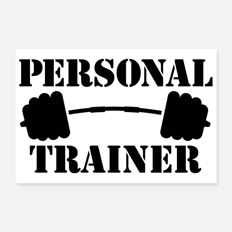 personal trainer Poster 30x20 cm