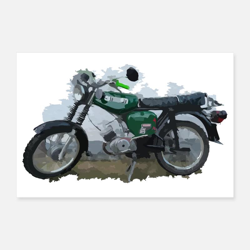Moped Poster 30x20 cm