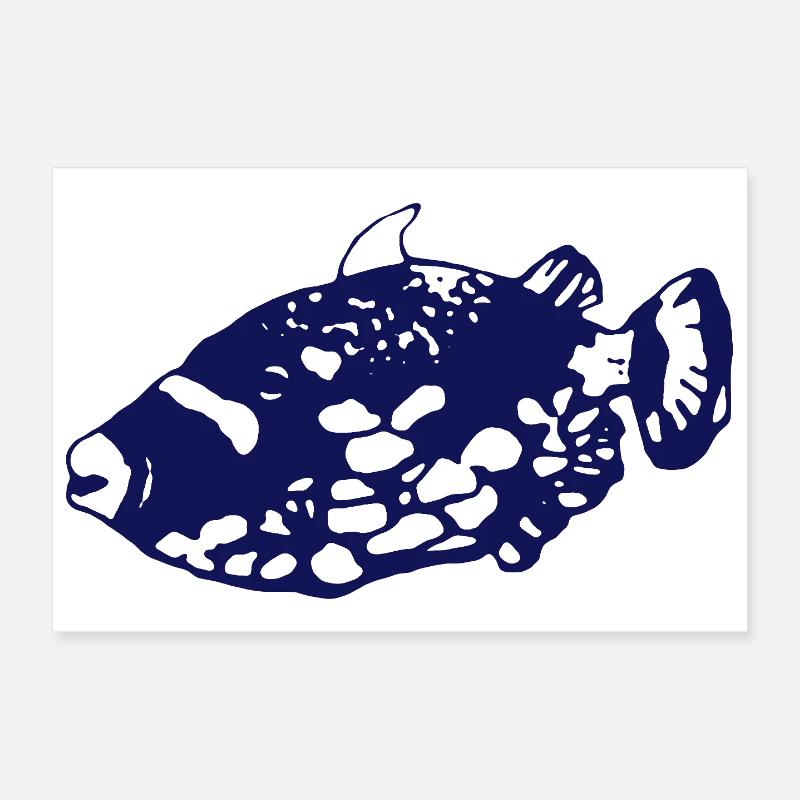 PANTHER SAPLINGFISH Poster 12" x 8" (30x20 cm)