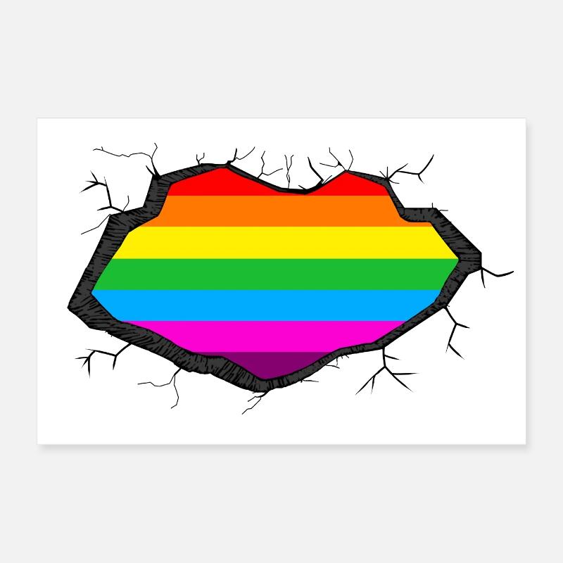 Regenbogen in Mir Poster 30x20 cm