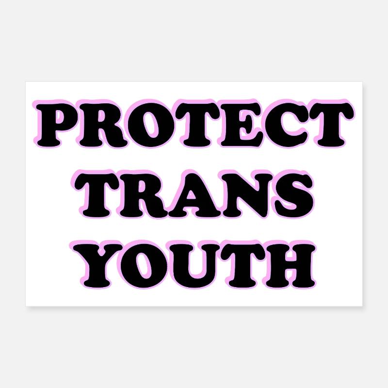 Protéger les jeunes trans Poster 30 x 20 cm