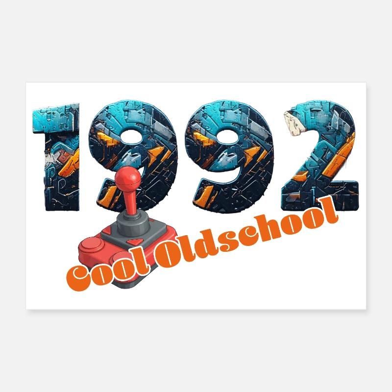 1992 – Retro Digital Transition Poster 12" x 8" (30x20 cm)