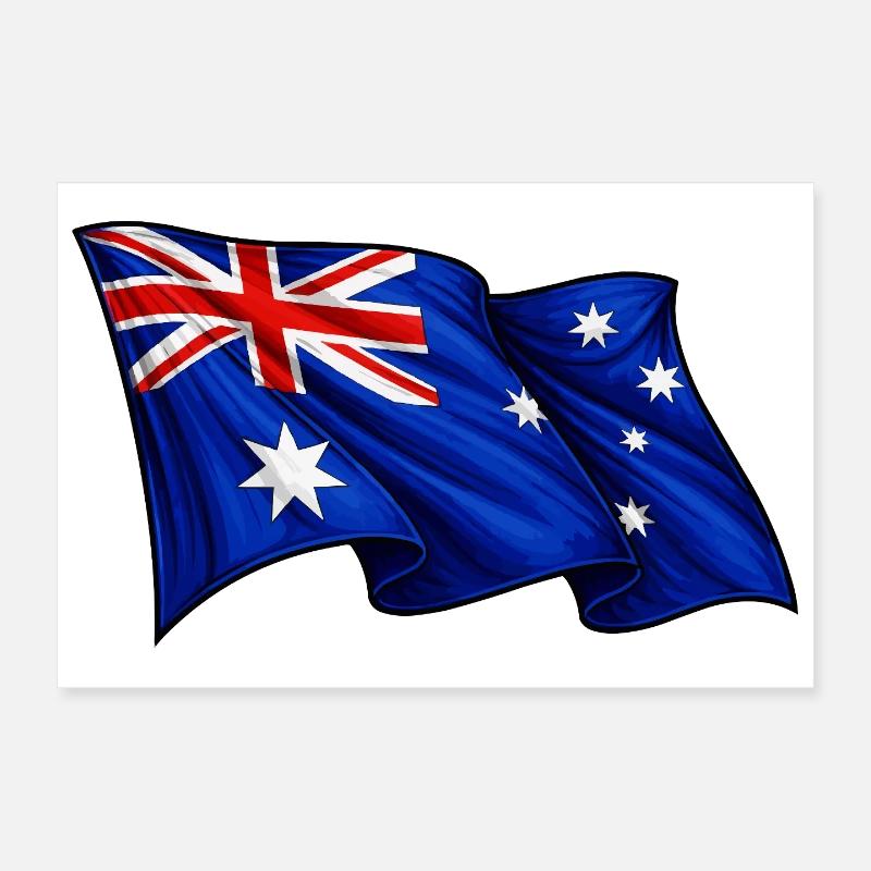 Australische Flagge Australien Poster 30x20 cm