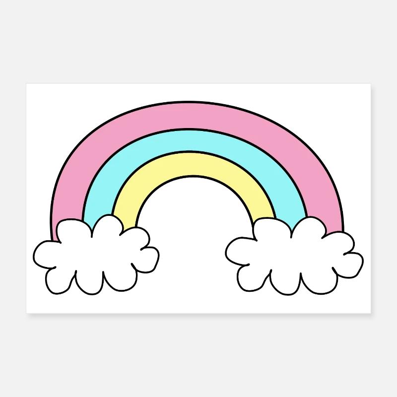 Image de l’Enfant Arc-en-ciel Poster 30 x 20 cm