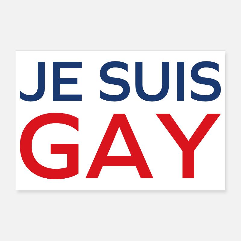 Ich bin schwul Poster 30x20 cm