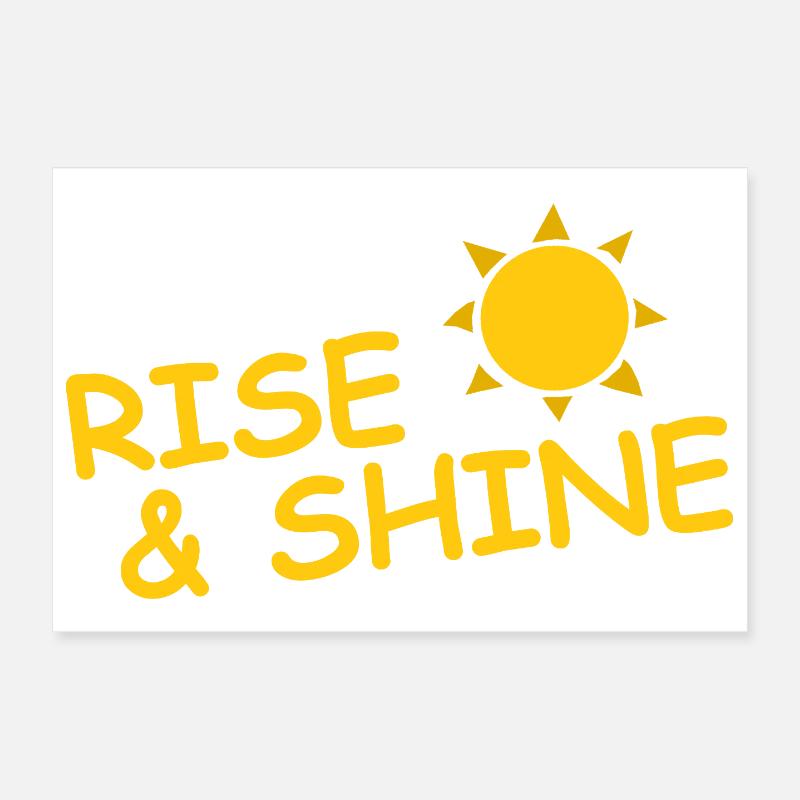 DEBOUT ET BRILLE Poster 30 x 20 cm