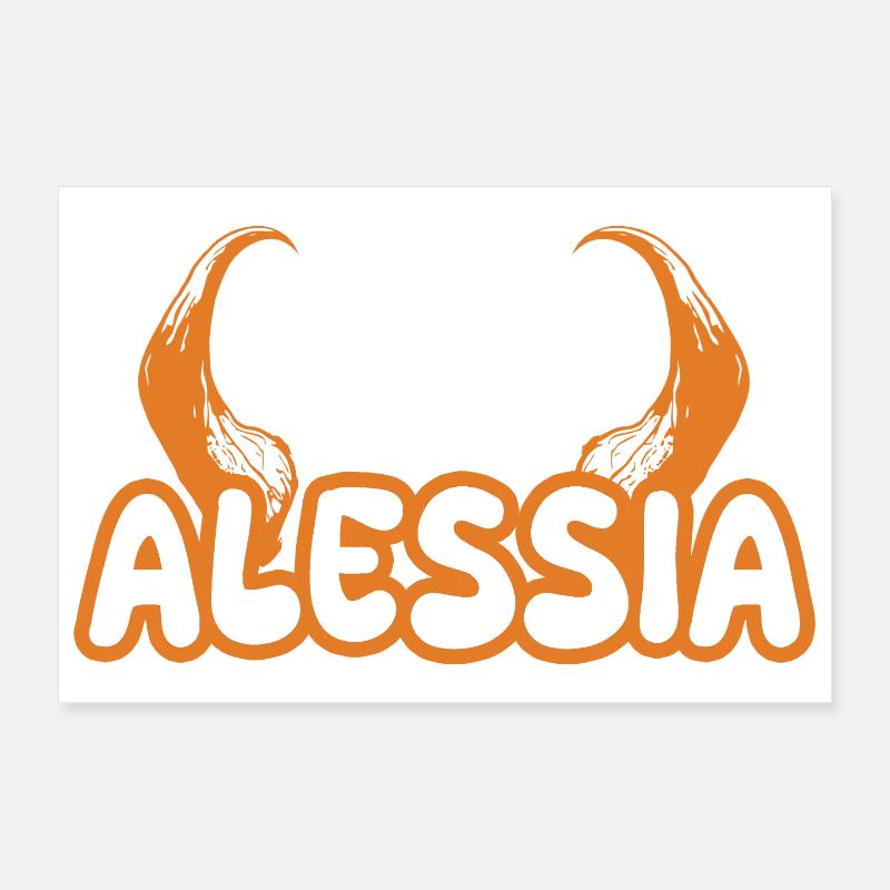 Gift for Alessia Poster 12" x 8" (30x20 cm)