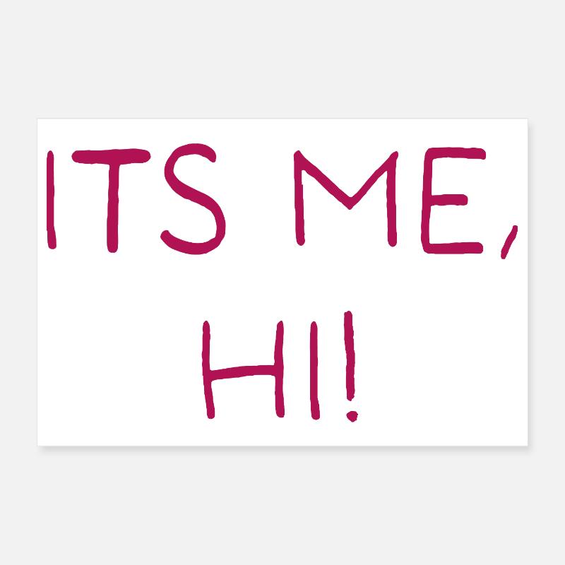 C’est moi, salut ! Poster 30 x 20 cm