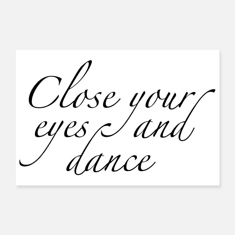 dance Poster 12" x 8" (30x20 cm)