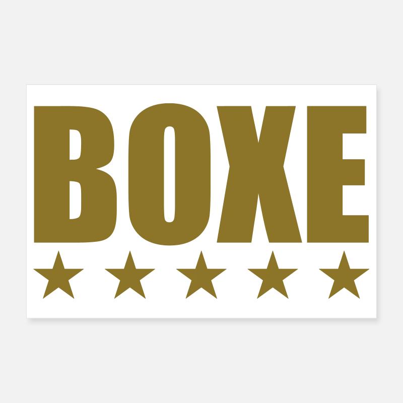 Boxe Poster 30 x 20 cm