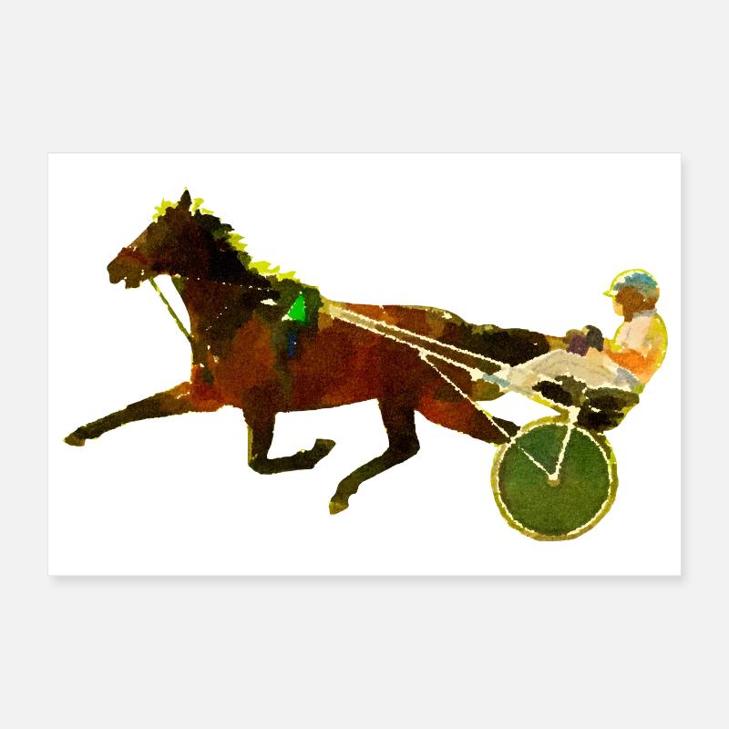 race Poster 12" x 8" (30x20 cm)