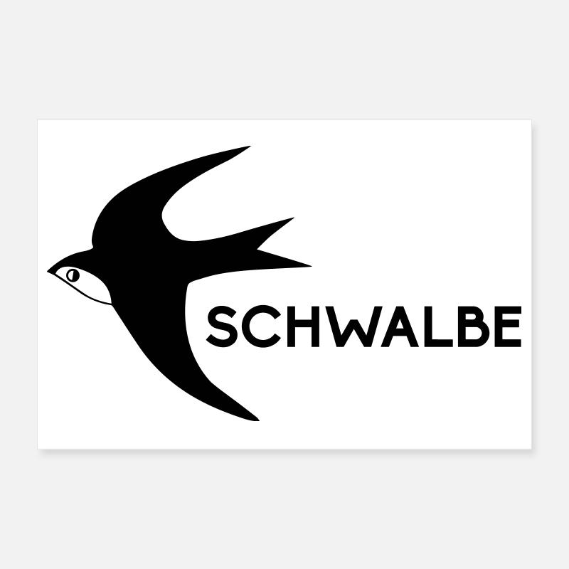 Schwalbe Poster 30x20 cm
