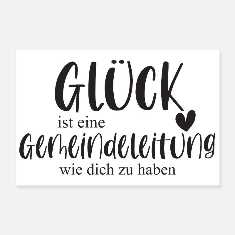 Gemeindeleitung Ehrenamt Gemeinde Geschenk Poster 30x20 cm
