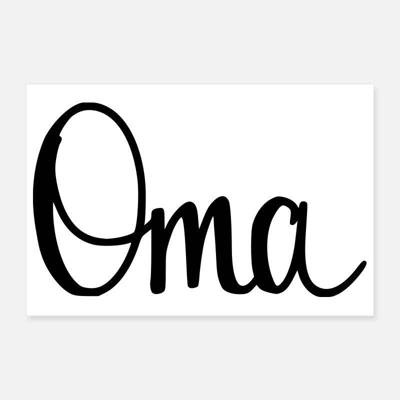 Oma Poster 30x20 cm