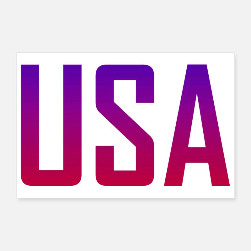 De Forenede Stater Poster 30x20 cm