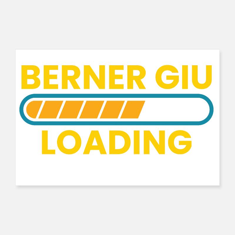 Berner Giu Loading Bern Poster 30x20 cm