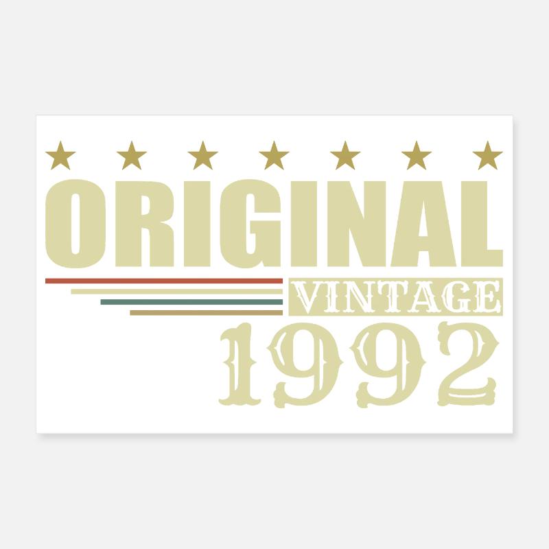 1992 Geburtstag 1992 Poster 30x20 cm