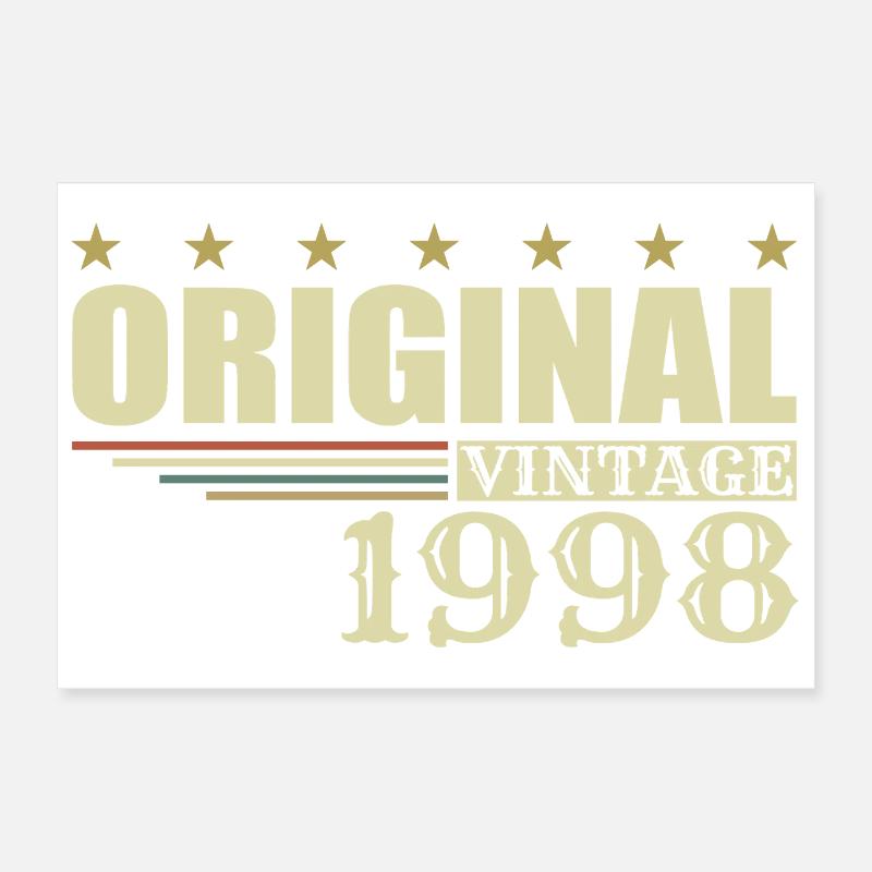 1998 Geburtstag - 1998 Poster 30x20 cm
