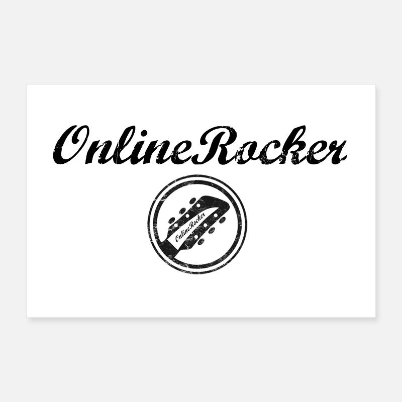 Onlinerocker Poster 30x20 cm