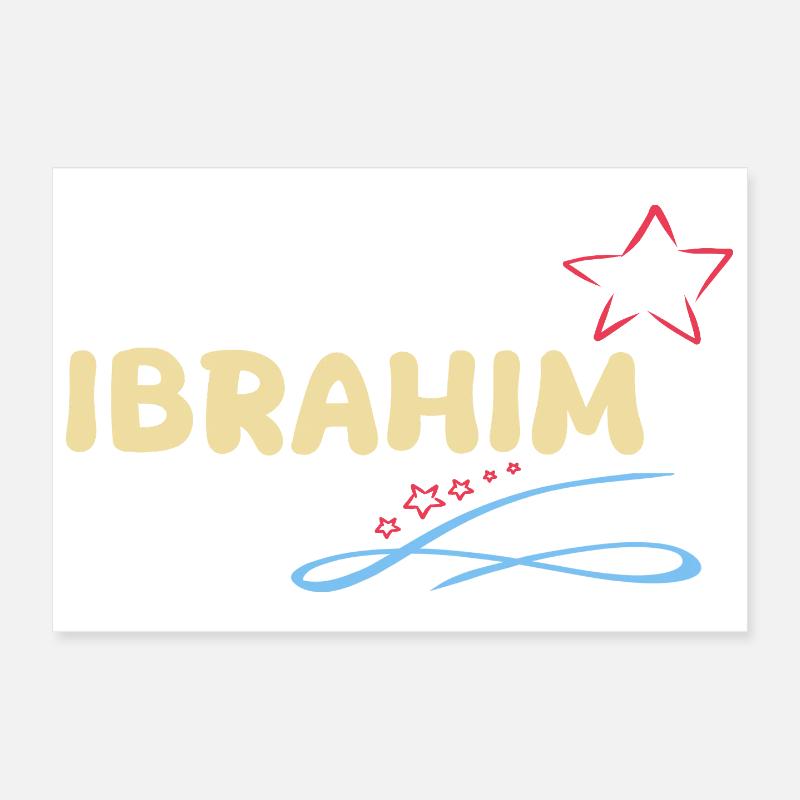 Geschenk Ibrahim Poster 30x20 cm