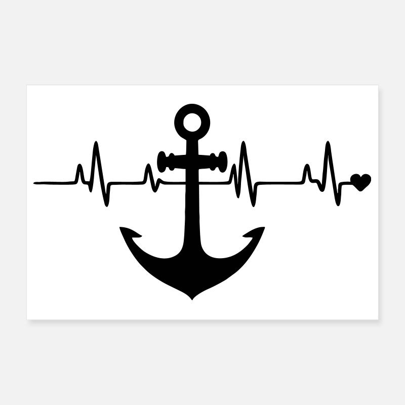 Anchor Poster 12" x 8" (30x20 cm)