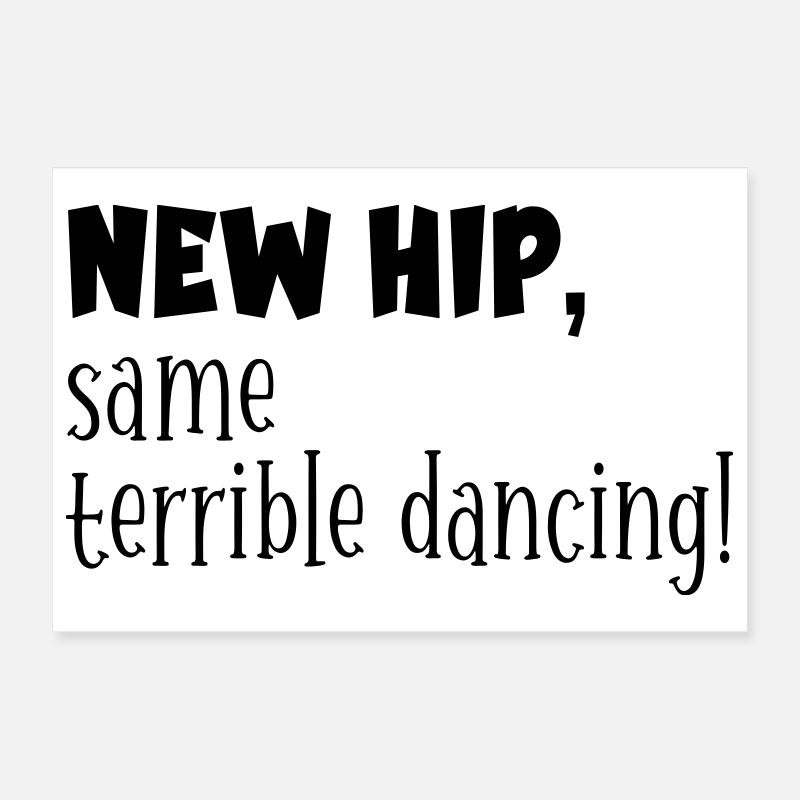 Hanches - Danse drôle Poster 30 x 20 cm