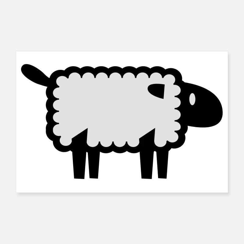 schaf Poster 30x20 cm