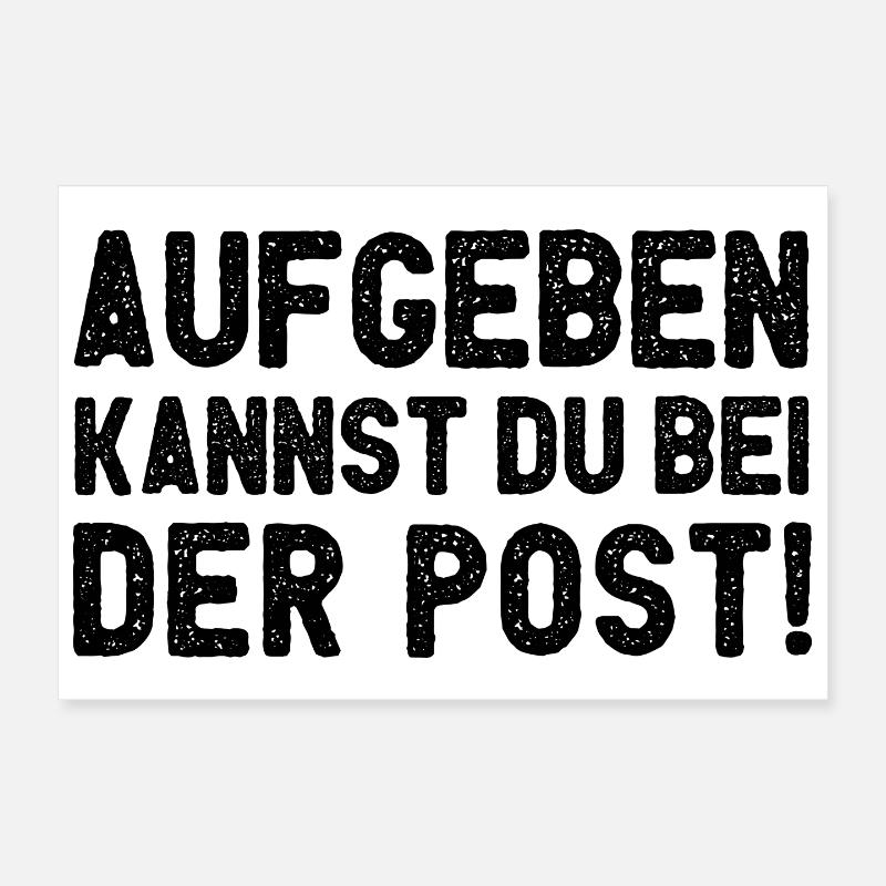 Vous pouvez abandonner à la poste Poster 30 x 20 cm