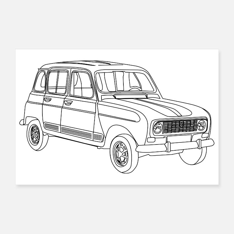 La 4L Poster 30 x 20 cm