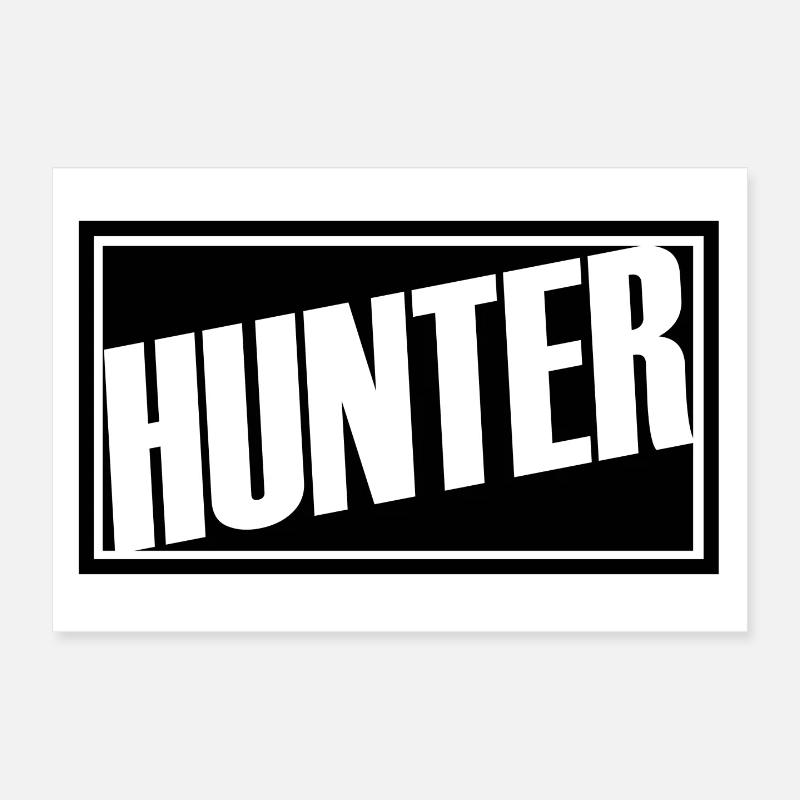 hunter jäger jagd jagen rotte meute jagdhund wald Poster 30x20 cm