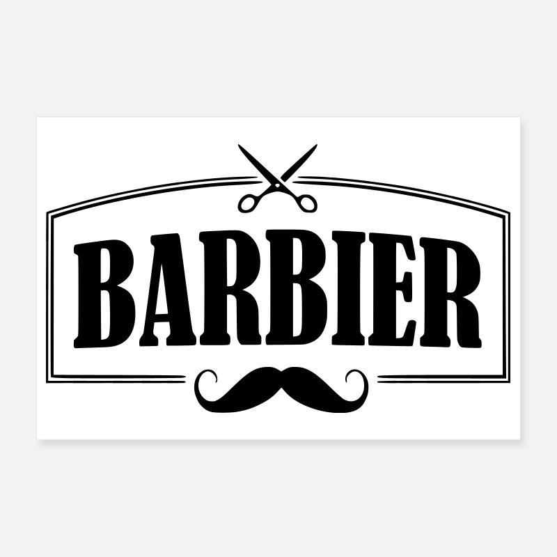 Chemise de barbier Poster 30 x 20 cm