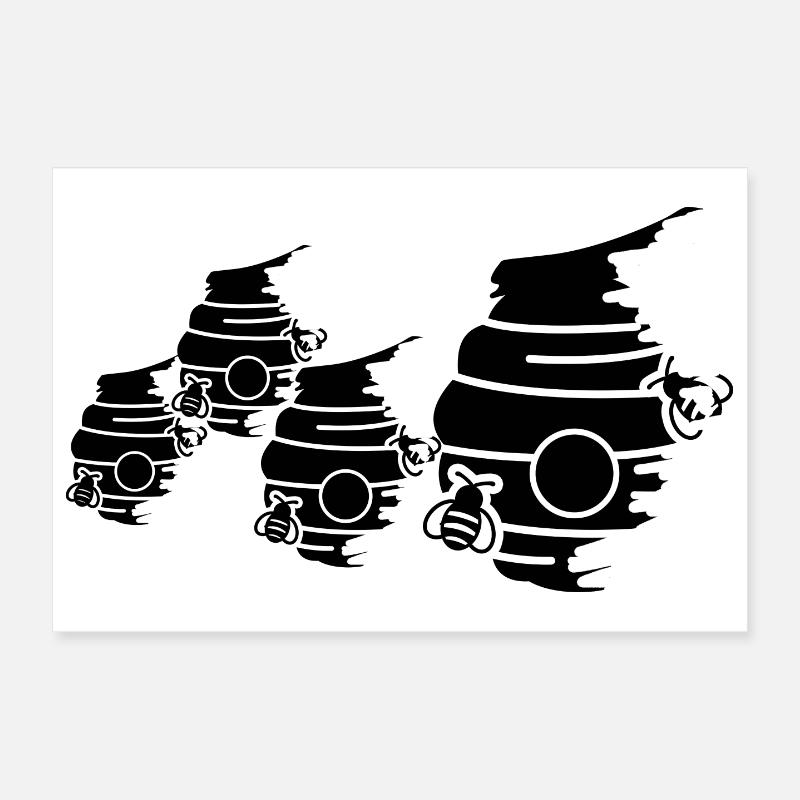 beehive Poster 12" x 8" (30x20 cm)