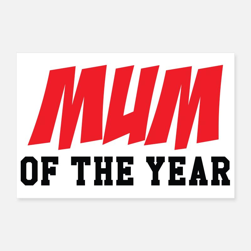 Mama des Jahres - Muttertag Poster 30x20 cm