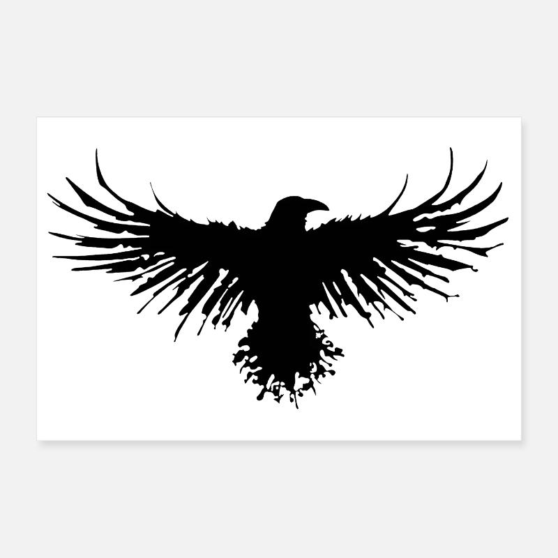 Le vol du corbeau Poster 30 x 20 cm