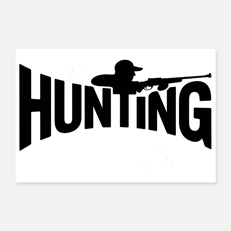 Chasse - Logo Cool Hunter Poster 30 x 20 cm